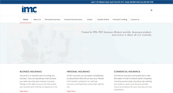 Desktop Screenshot of imcinsurance.com.au